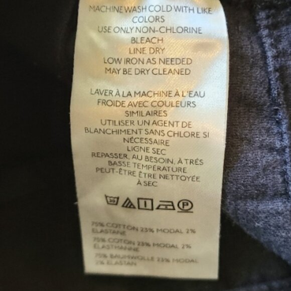 MAEVE ANTHRO THE COLETTE STRETCH CORDUROY WIDE LEG CROP HIGH RISE PANTS sz 29 - Picture 7 of 7